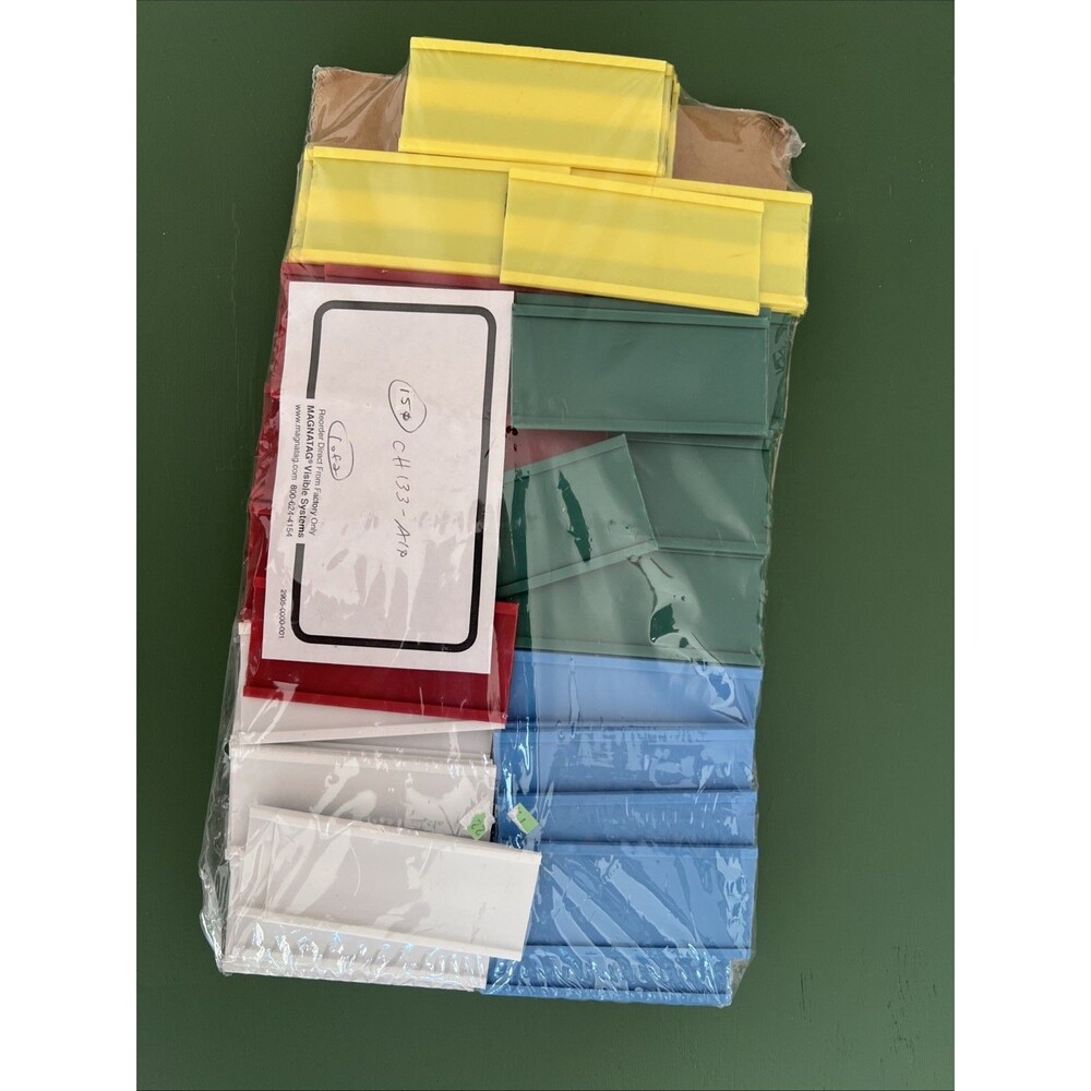 MAGNATAG Magnetic Label Organization, Card Holders for Whiteboards (150)